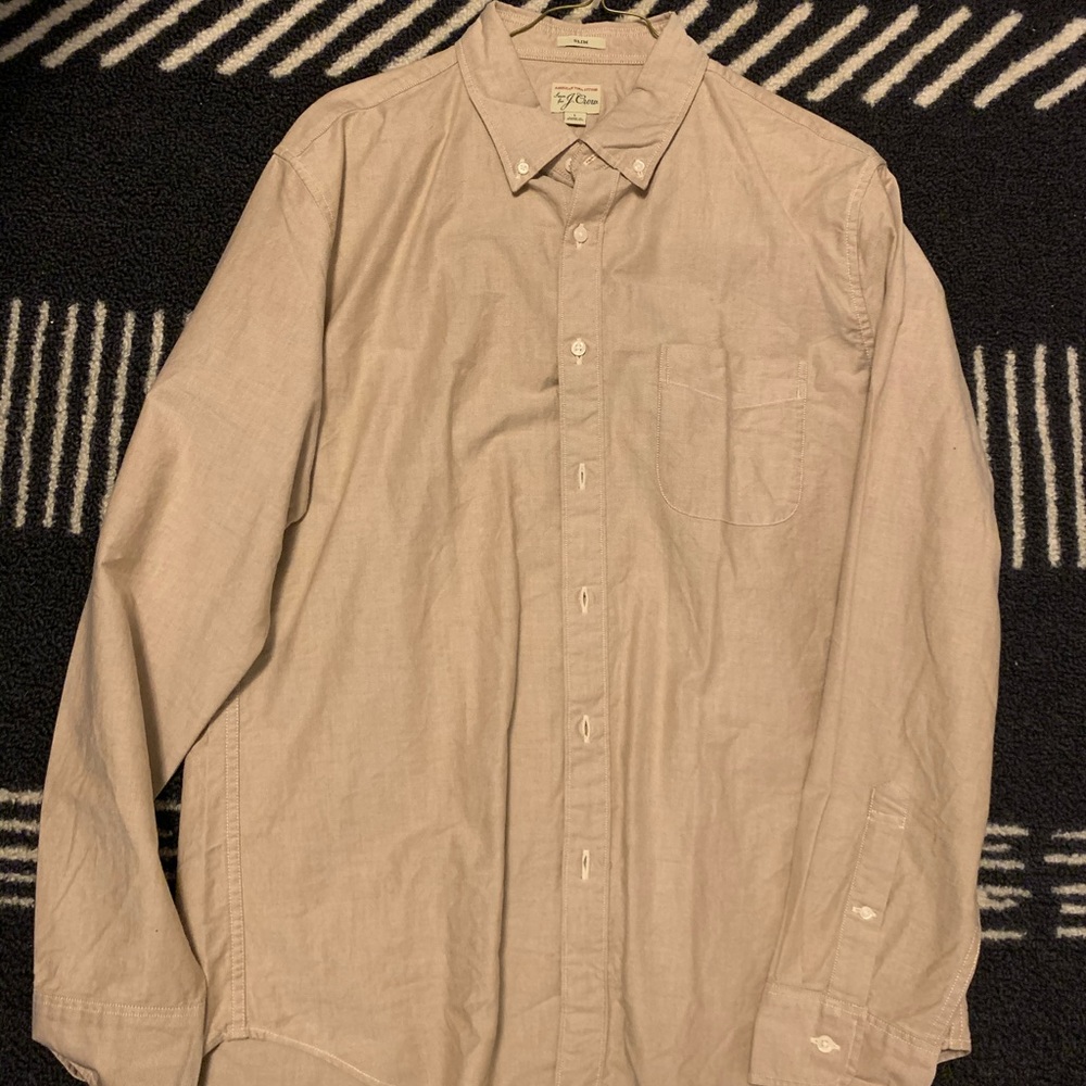 J. Crew Slim American Pima cotton oxford shirt L